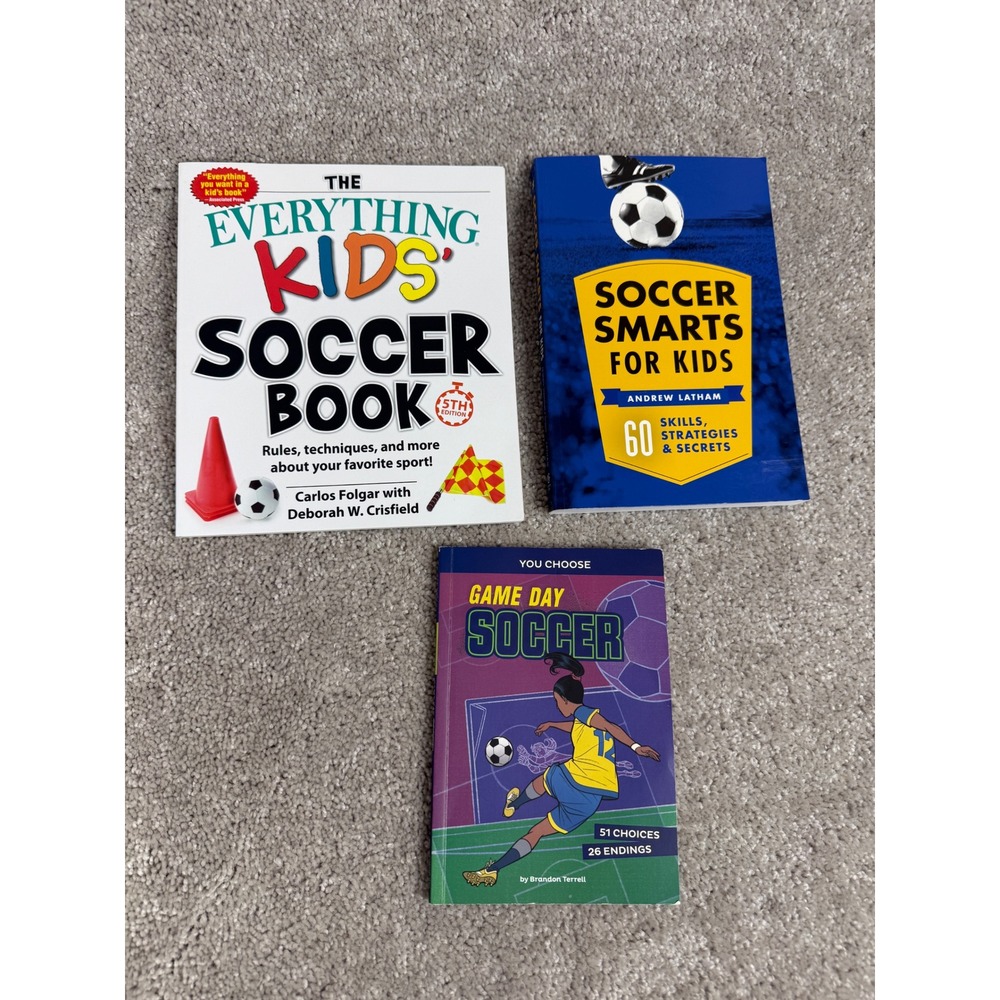 Kids Soccer Book Lot Everything Kids Soccer Smarts Game Day You Choose 3 Books